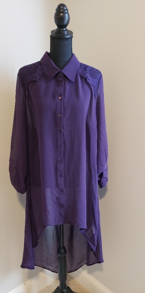 City Chic Hi-Lo Shirt
